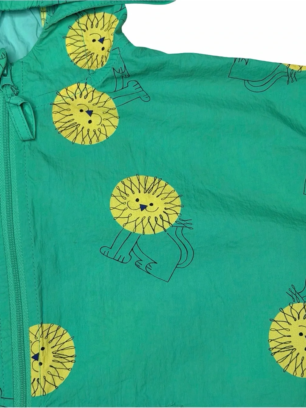 Bobo Choses Pet A Lion All Over Rain Jacket